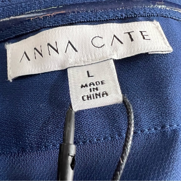 ANNA CATE COLLECTION Skylark Navy Large Skirt - Picture 2 of 8